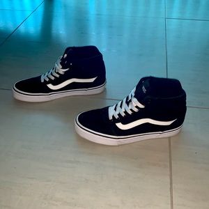 Black & White High Top Vans
